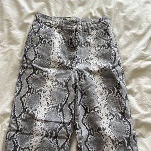 ARITZIA Wilfred Free Animal Print Denim Pants - Size 4